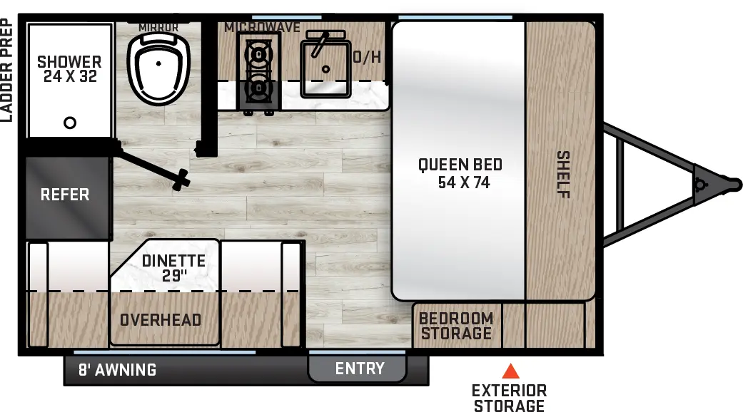 Aurora 13RDX Floorplan